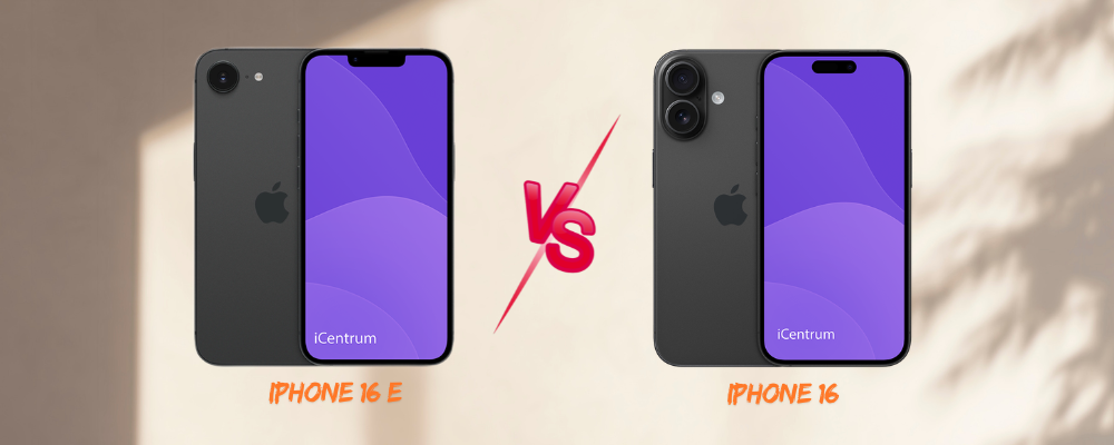 iPhone 16e vs iPhone 16 - porównanie